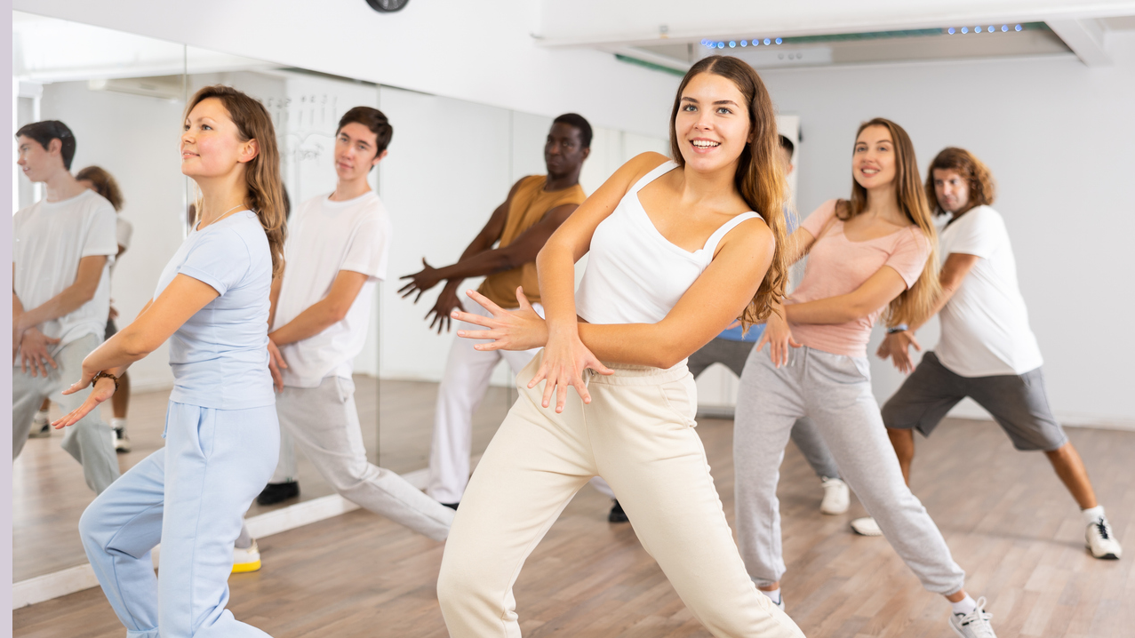 Dance and movement class at FITQOR