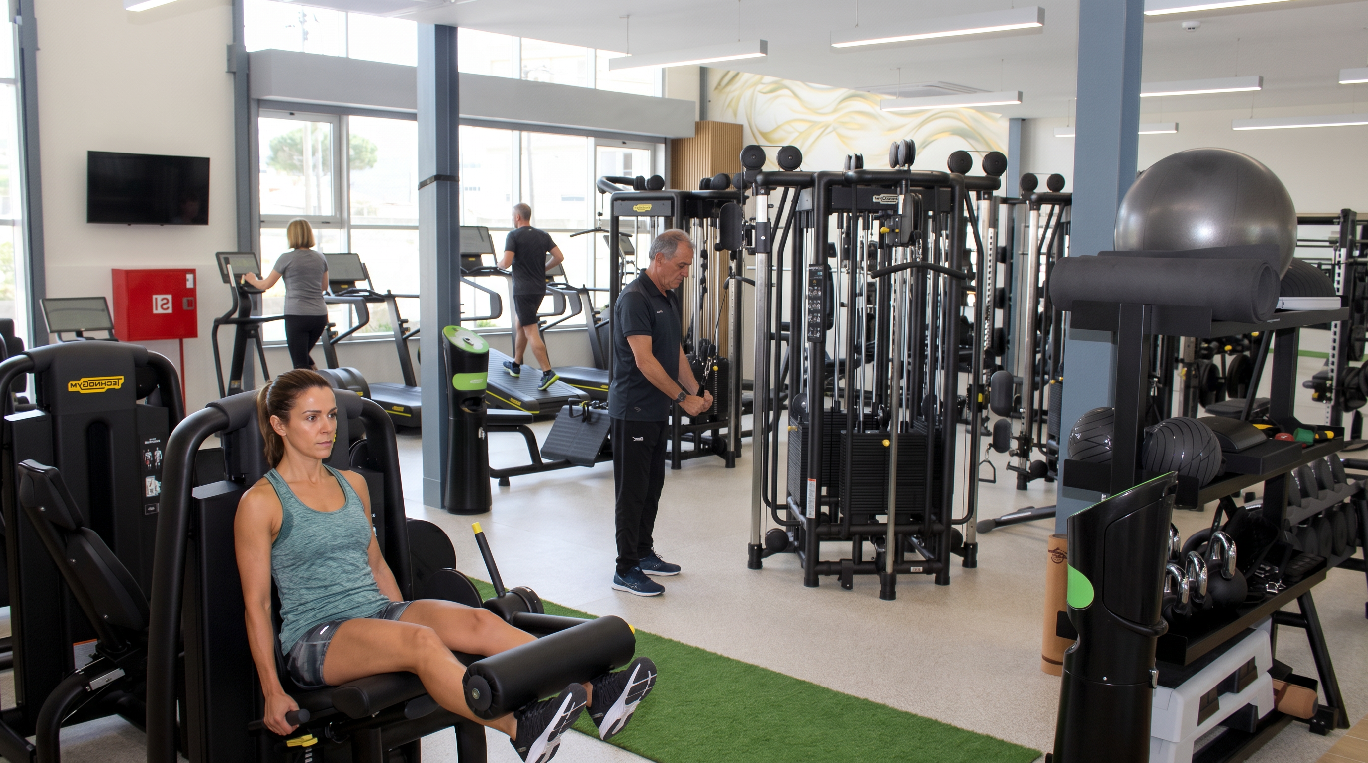 A zona de treino da FITQOR